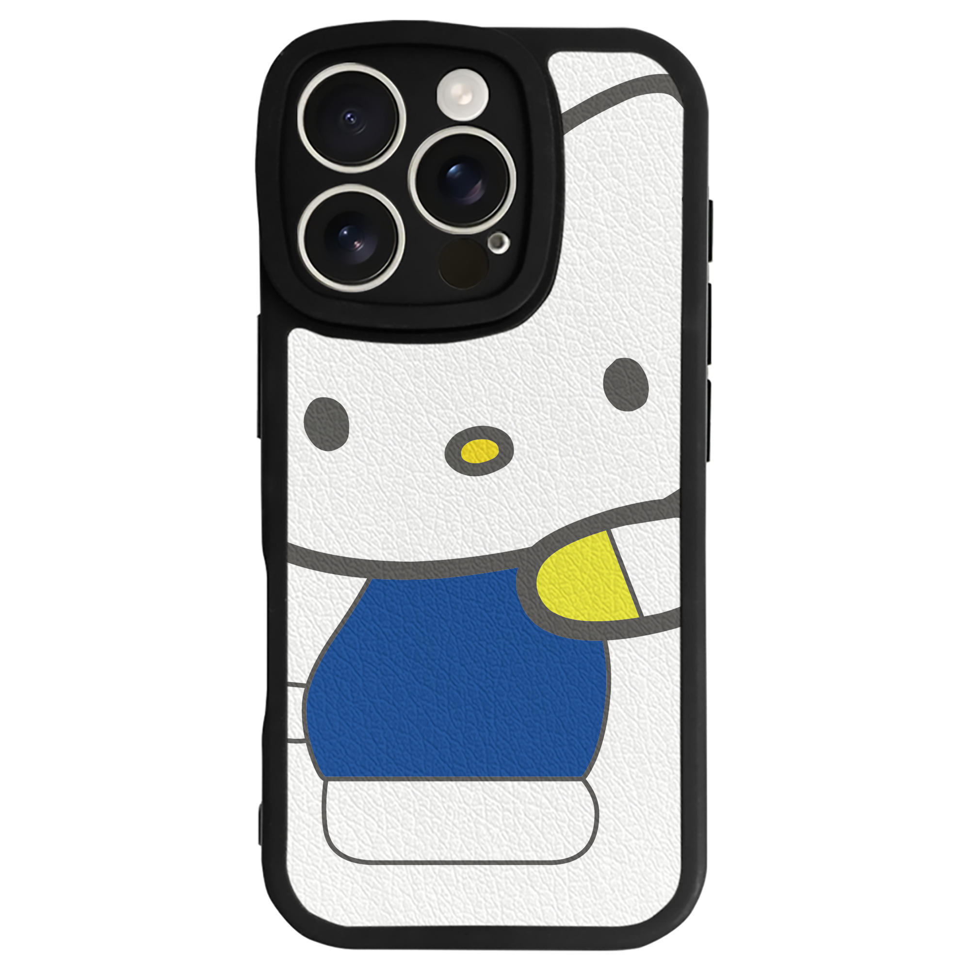 （画像用） Hello Kitty ハローキティ 【iPhone 16シリーズ対応】シリコンスマホケース（レザー調） 材質：シリコン